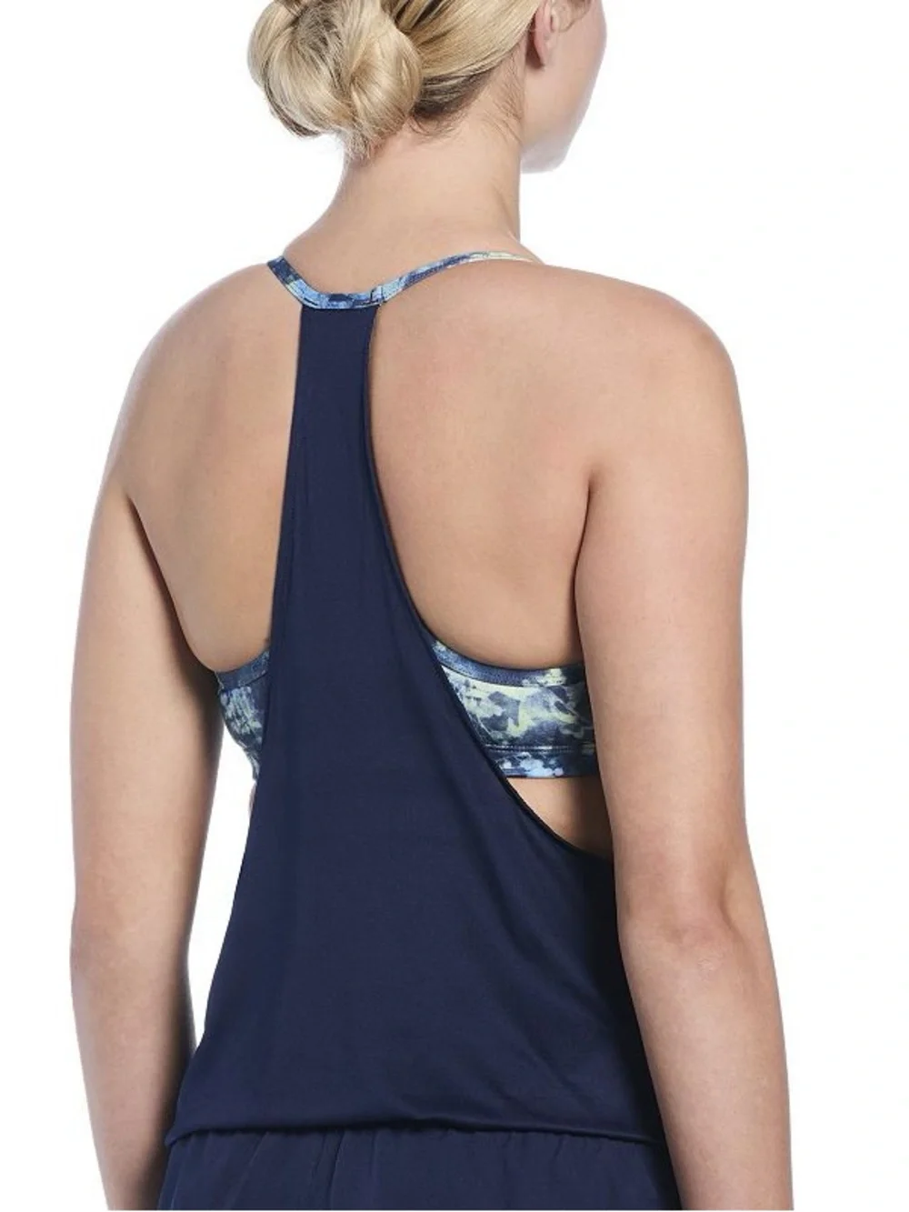 NWT Nike Swim Layered Floral Tankini